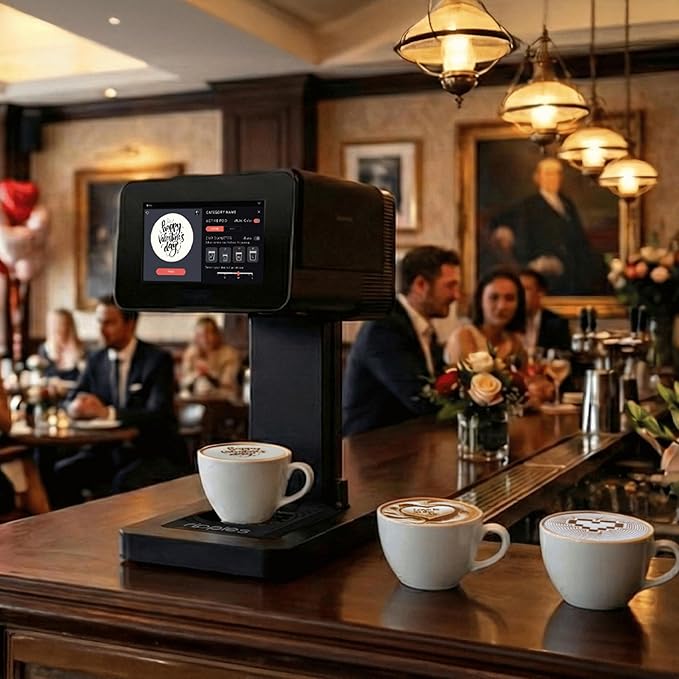 Foam printing machine for drinks